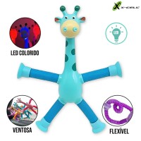 Girafa Estica com Ventosa Led BRQ-GRF X-Cell - Azul Código próprio